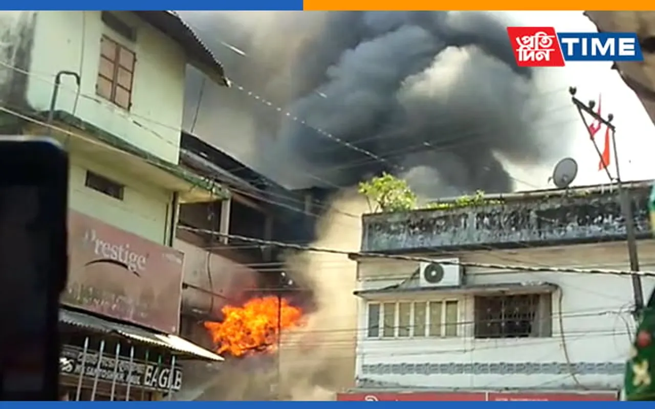 Fire At Dibrugarh Market