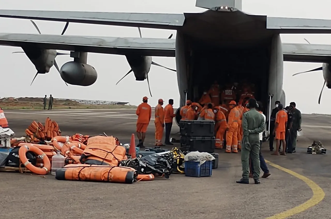 Cyclone Yaas: 8 Guwahati NDRF teams Leave For Rescue Ops In Odisha