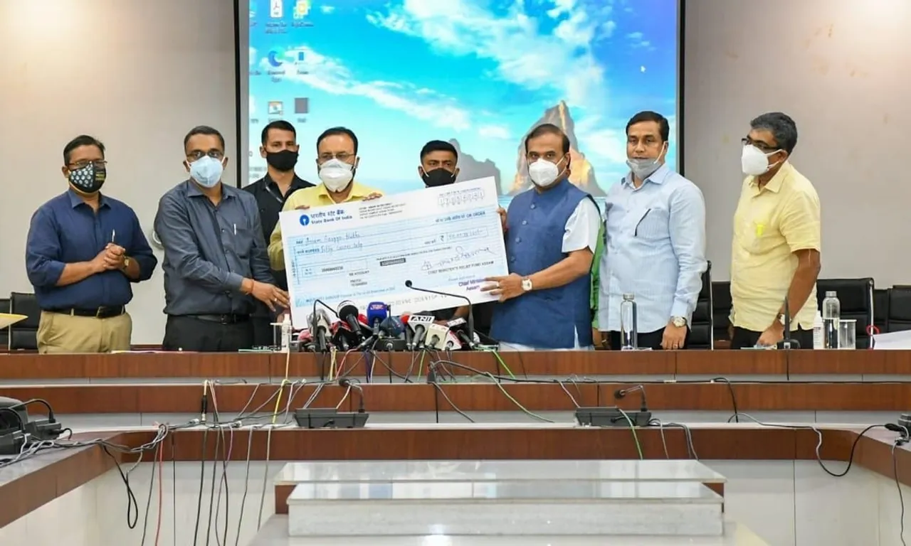 ₹50 Cr Given To Health Dept For COVID Vaccines: Assam CM’s Relief Fund