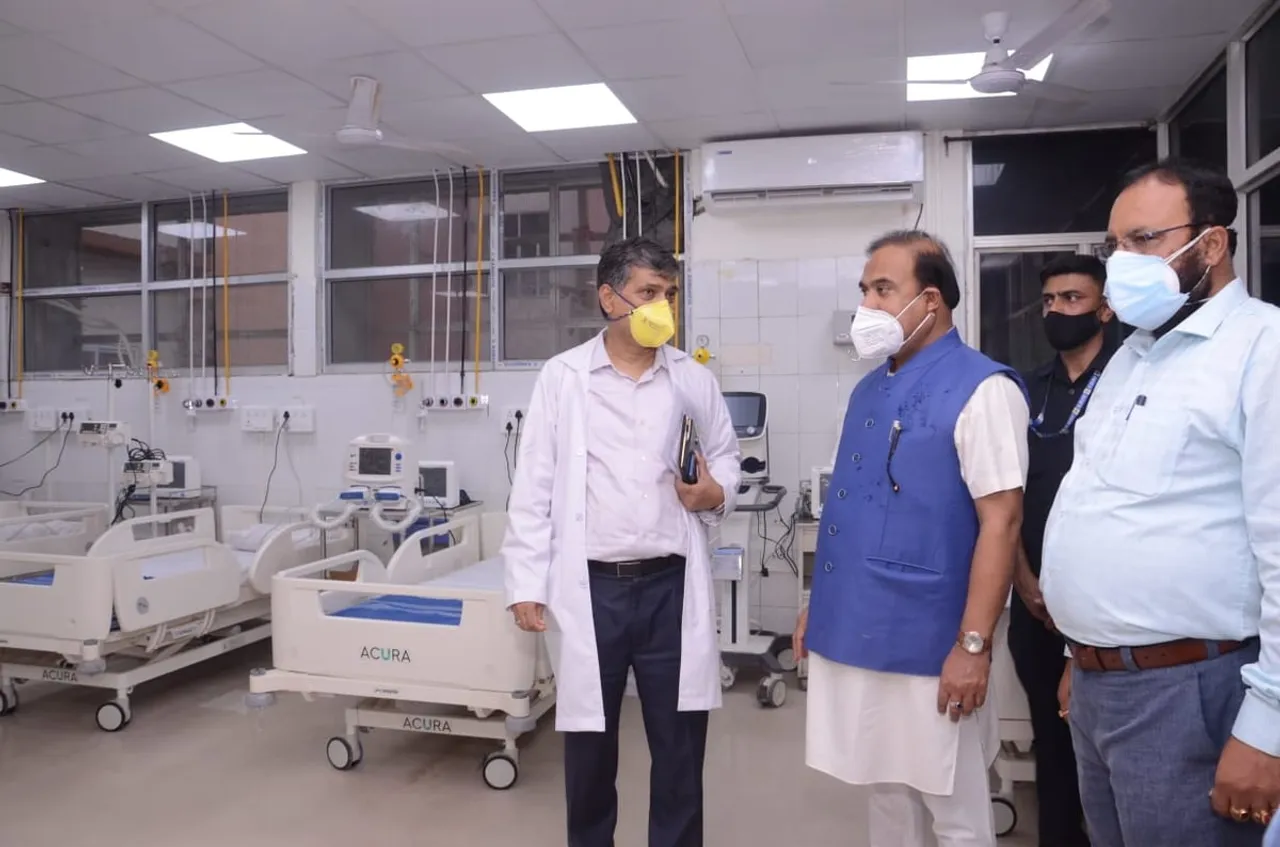 New ICU With 28 Beds For COVID -ve Patients At GMCH