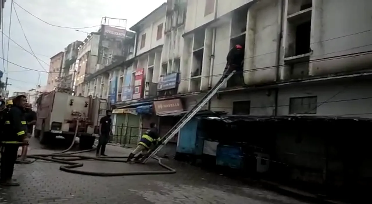 Breaking: Fire Breaks Out At Tinsukia Bank