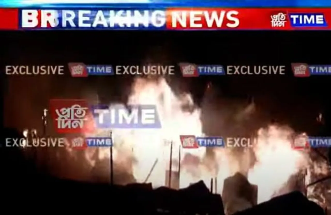 Breaking: Massive Fire Breaks Out At Dibrugarh