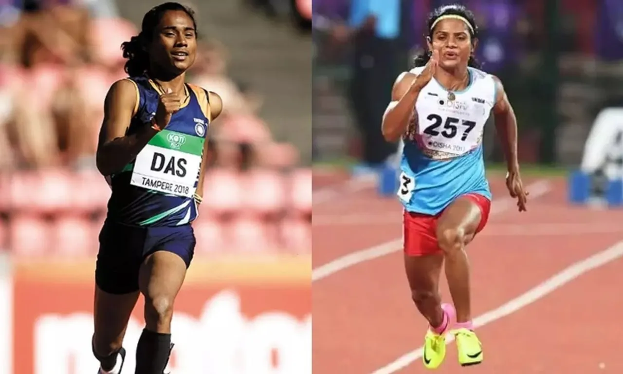 Hima Das, Dutee Chand Set New National Record In Indian Grand Prix 4