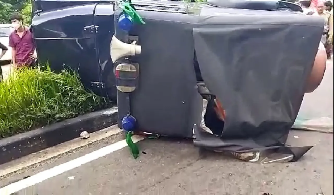 Assam: Minister Atul Bora’s Convoy Meets With Accident at GS Road
