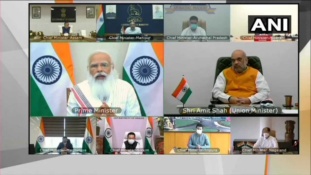 PM Narendra Modi Reviews COVID-19 Situation of NE States