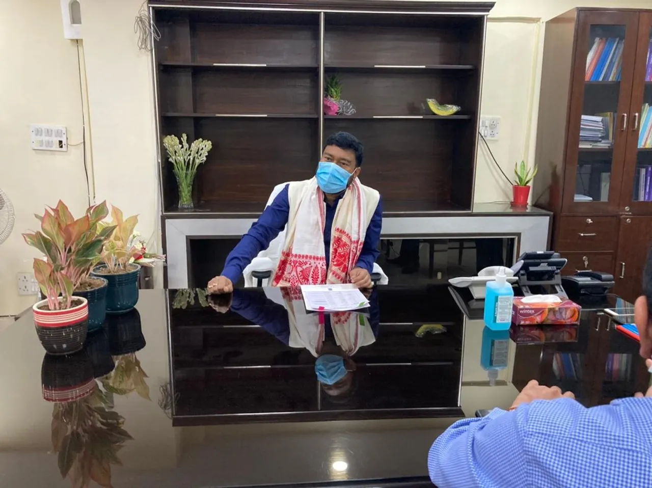 Union MoS for Labour & Employment Rameswar Teli Takes Charge