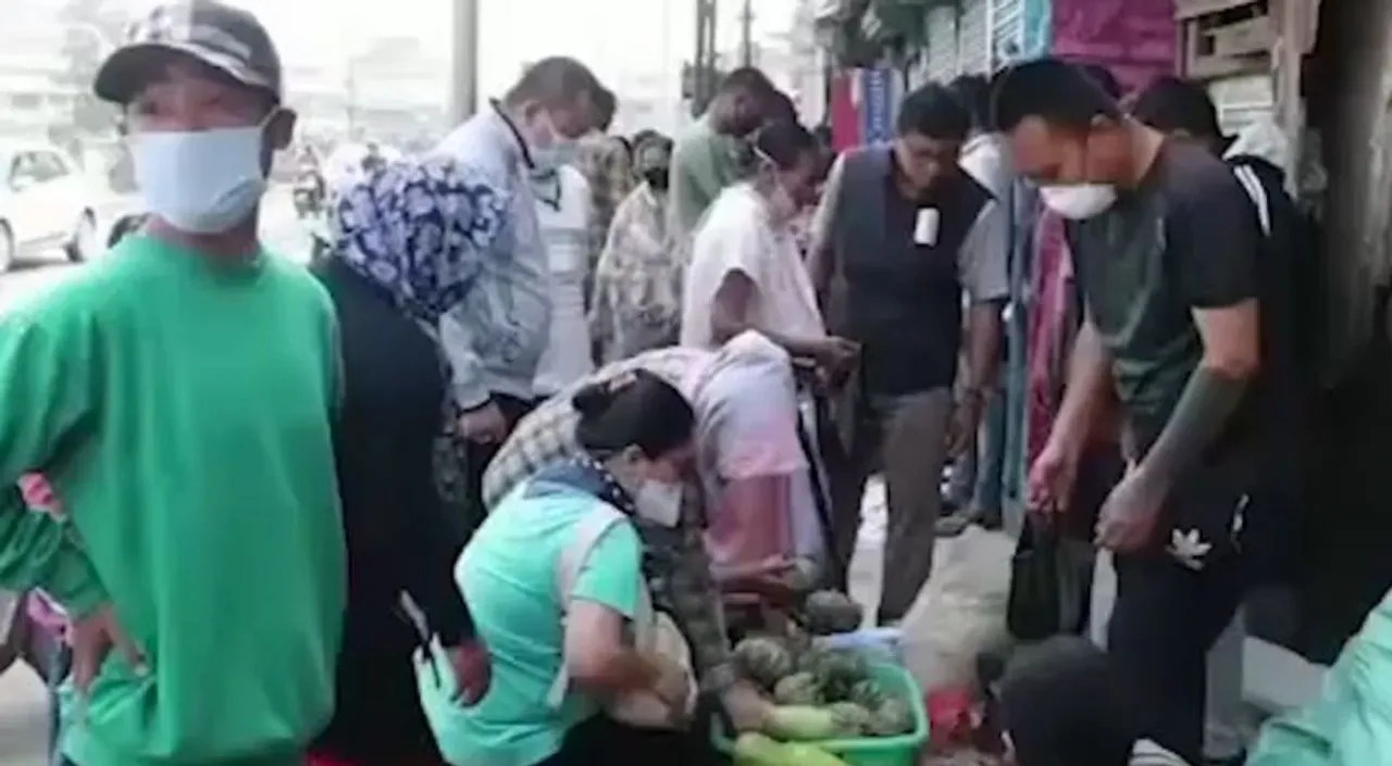 Ahead of 10 Days Lockdown, Manipur Experiences Panic Buying And Long Queues