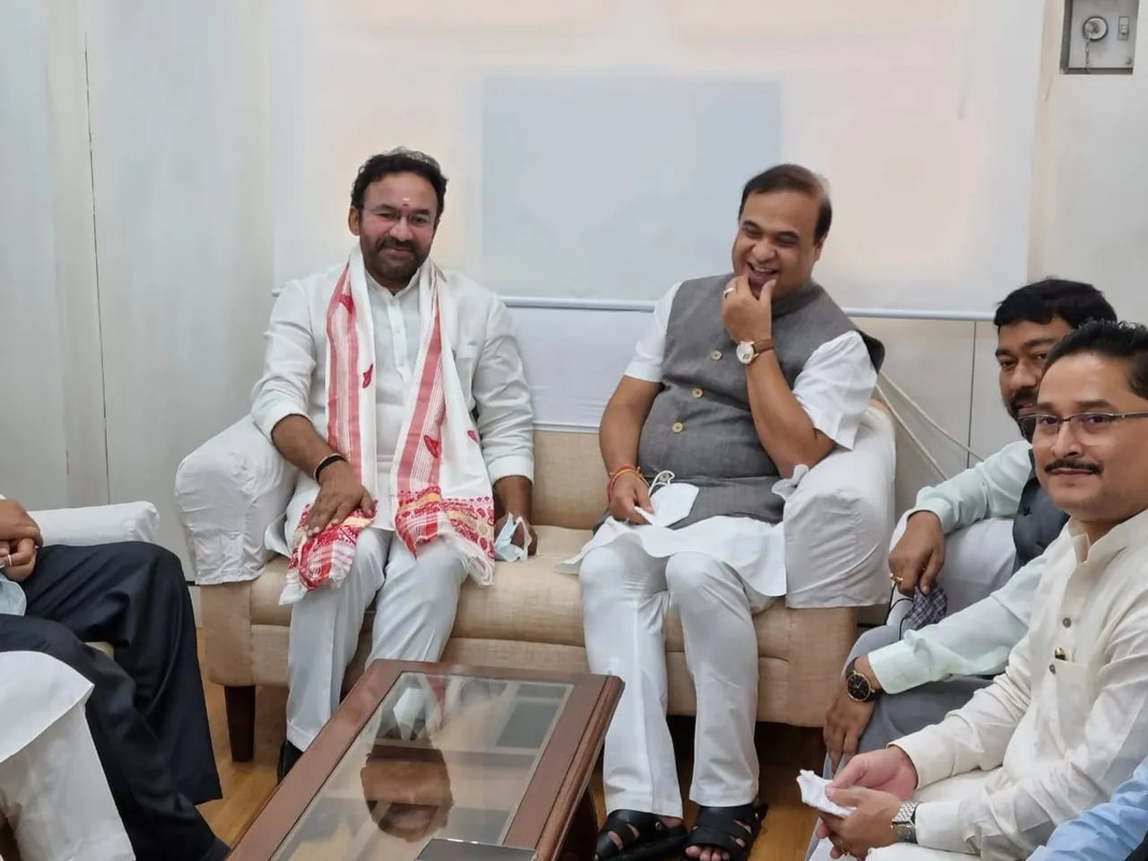 Assam CM Himanta Biswa Sarma Meets Couple of Ministers in New Delhi