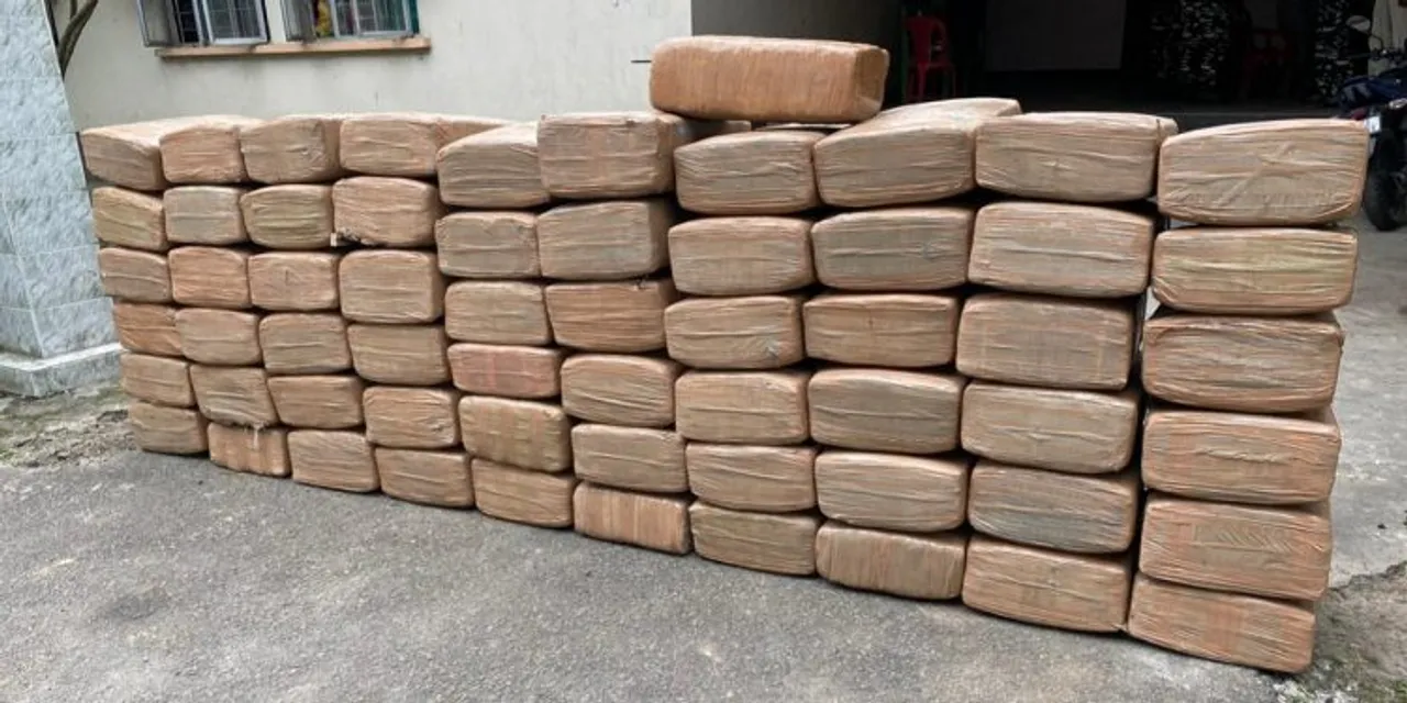 Kokrajhar: Huge Consignment of Ganja Worth Rs. 1crore Recovered