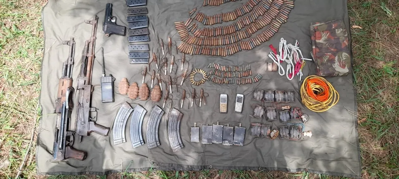 Major Terror Attack Averted As Huge Cache Of Arms, Ammunition Seized In J&K