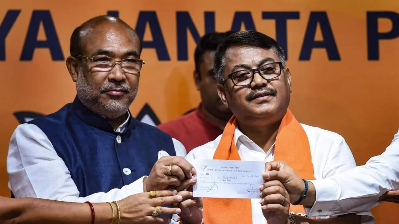 Former Manipur Cong President Joins BJP