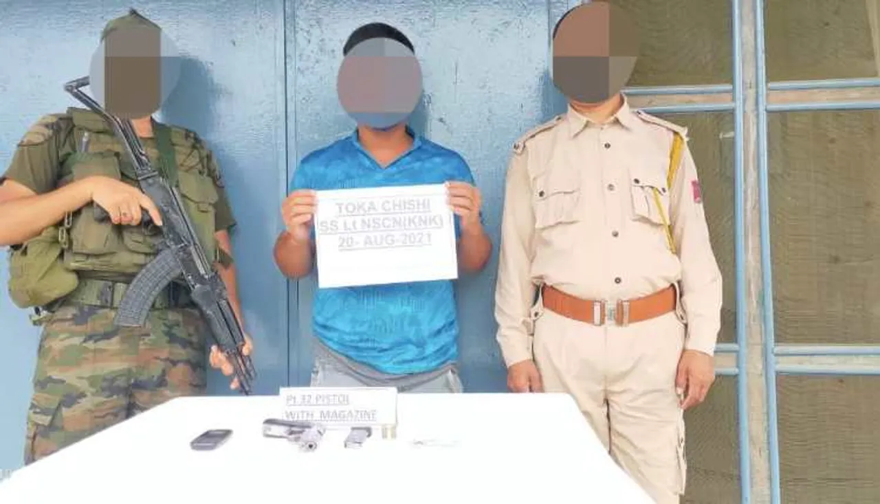 NSCN Cadre Arrested With Arms In Nagaland