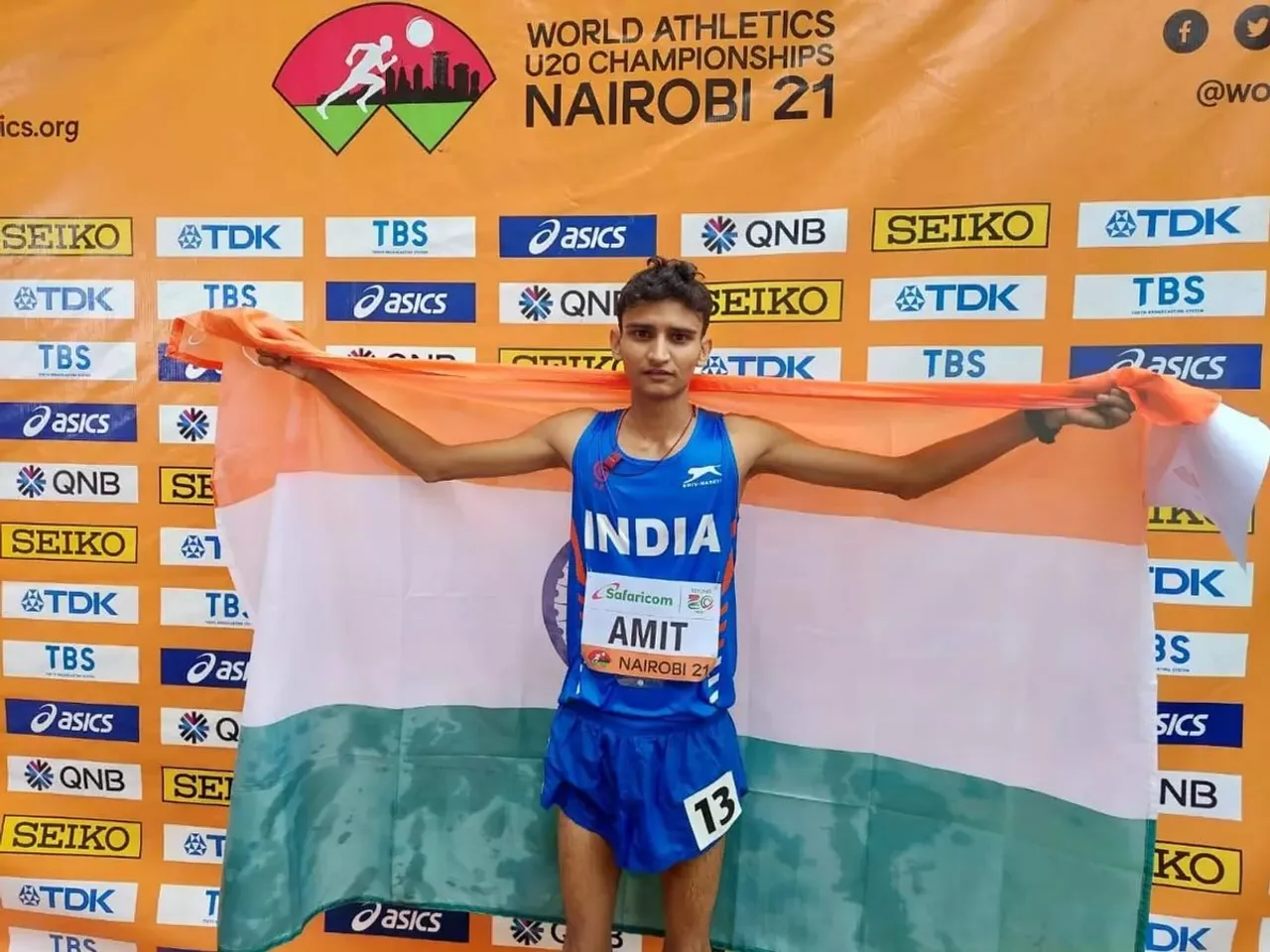 World Athletics U20: Amit Khatri Wins 10,000m Race Walk Silver