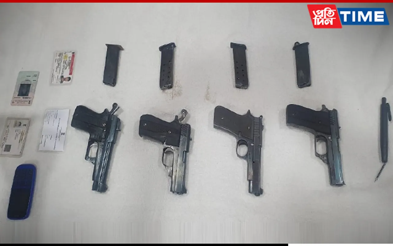 Assam: Arms Smuggling Racket Busted In Karimganj, 2 Held