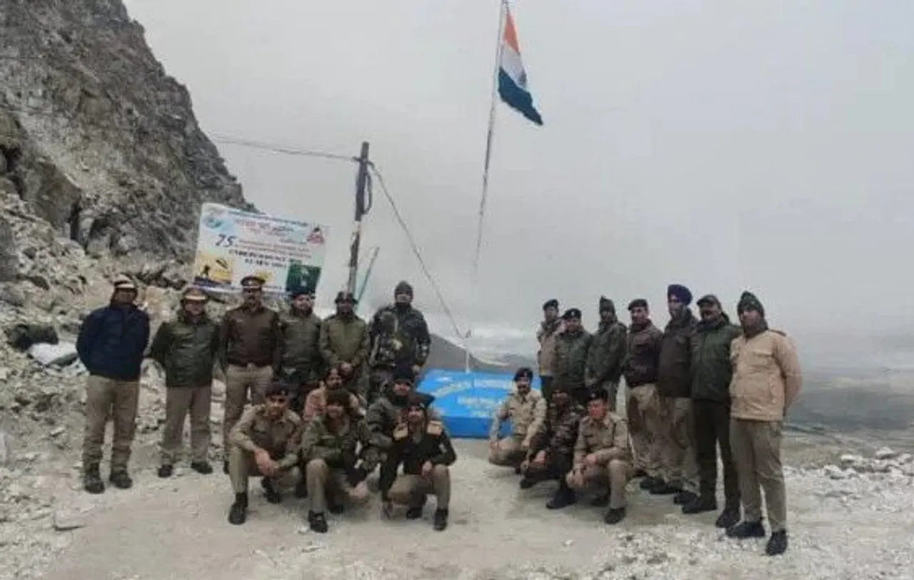 BRO Hoists Tricolor At 18,300 Ft In Sikkim