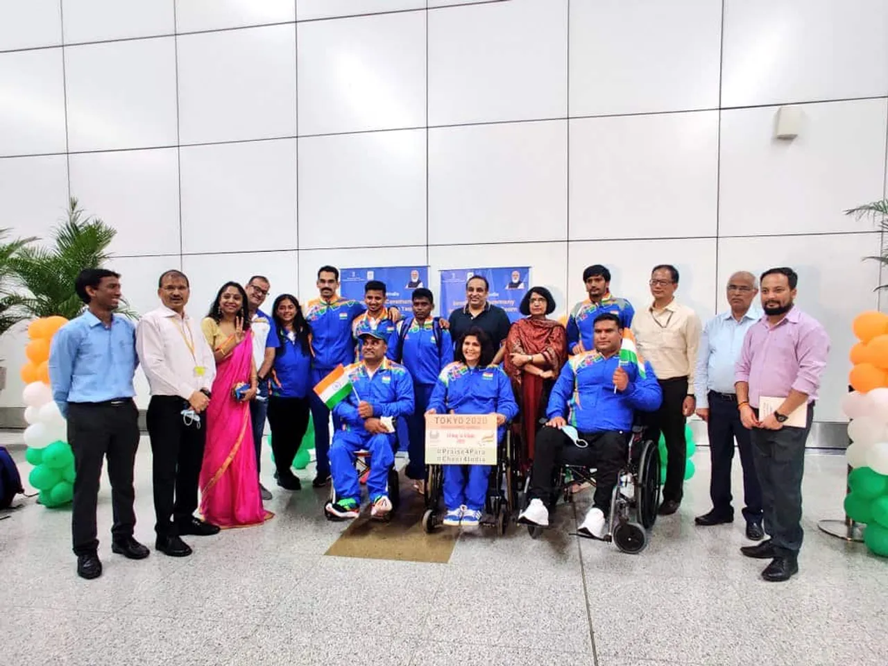 First Batch Of Indian Athletes Depart For Tokyo Paralympics