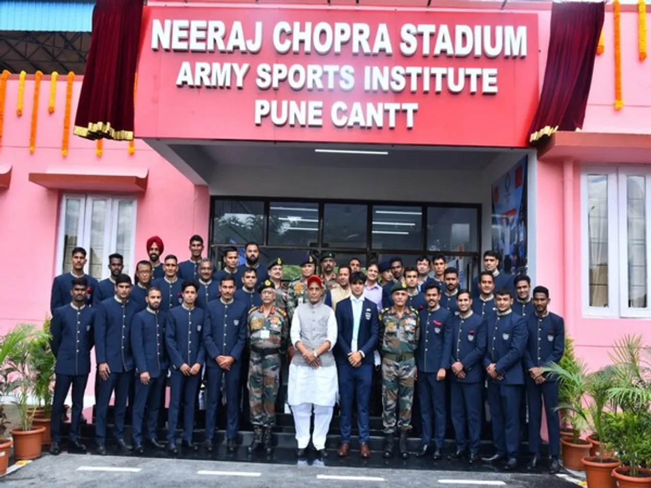 Pune: Rajnath Singh Inaugurates Stadium Named After Neeraj Chopra