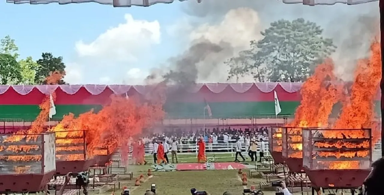 PM Modi Praises Assam Govt’s Move To Burn Rhino Horns