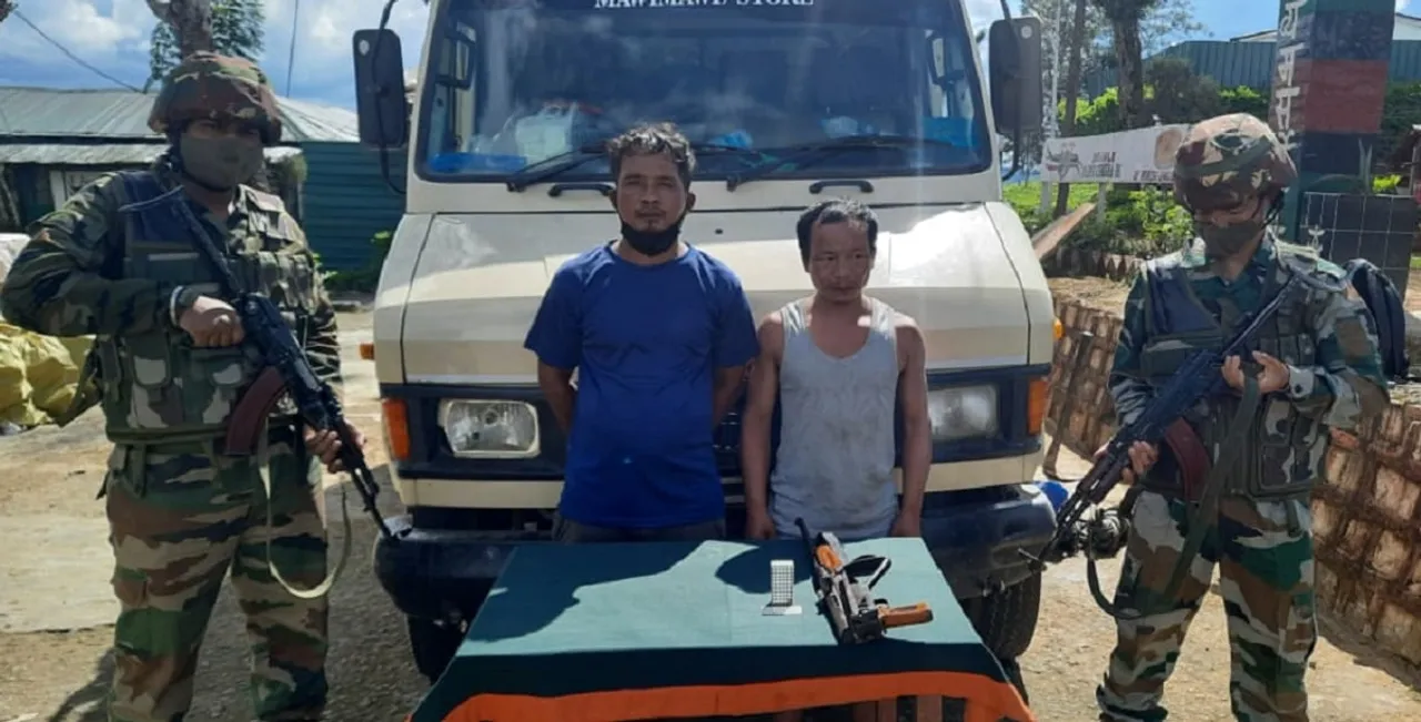 2 Held With Assault Rifle, Ammunition In Mizoram