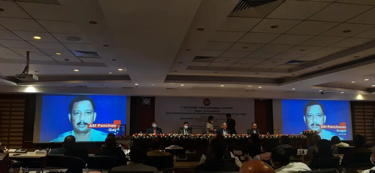 Assam: Bipin Singh Rawat Addresses 1st Ravi Kant Singh Memorial Lecture Series