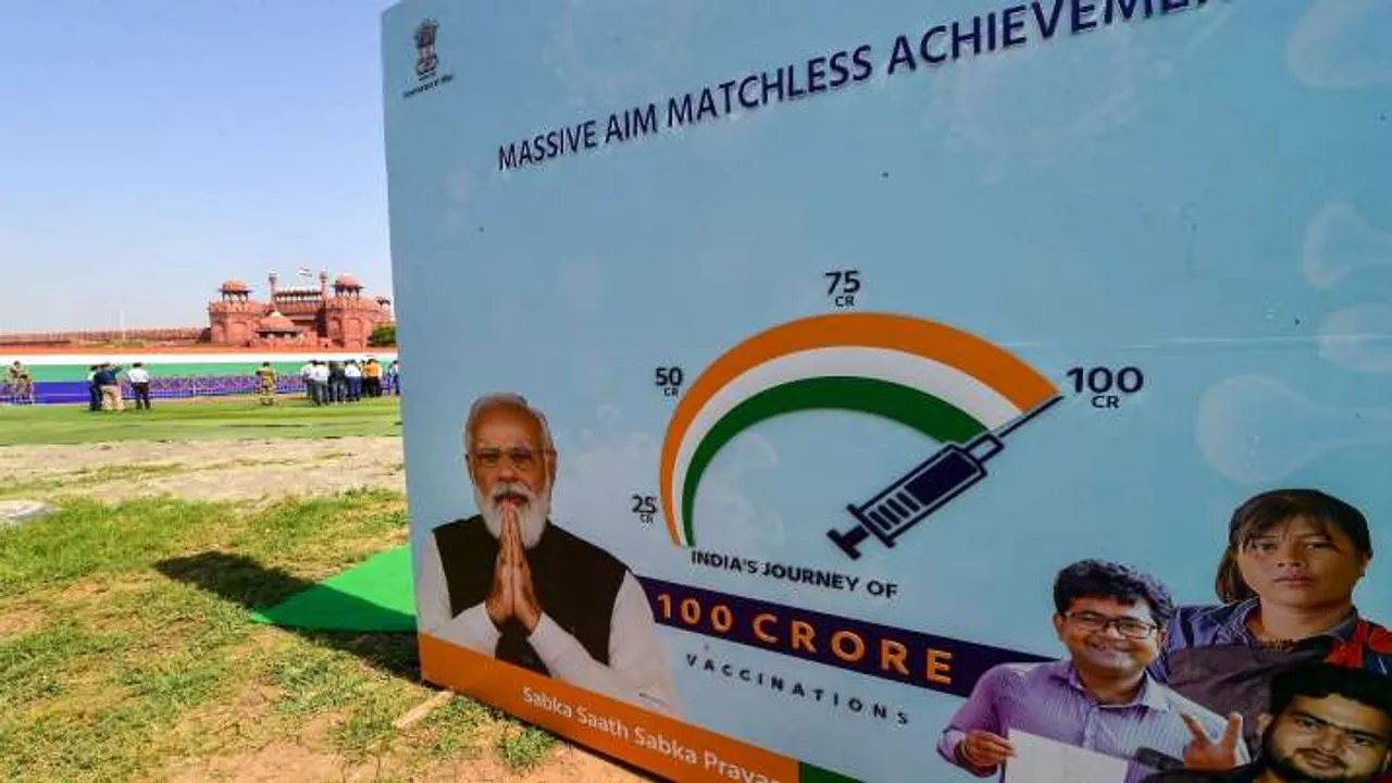Congress Attacks PM Modi Over Celebration of 100 Cr Vaccine Doses