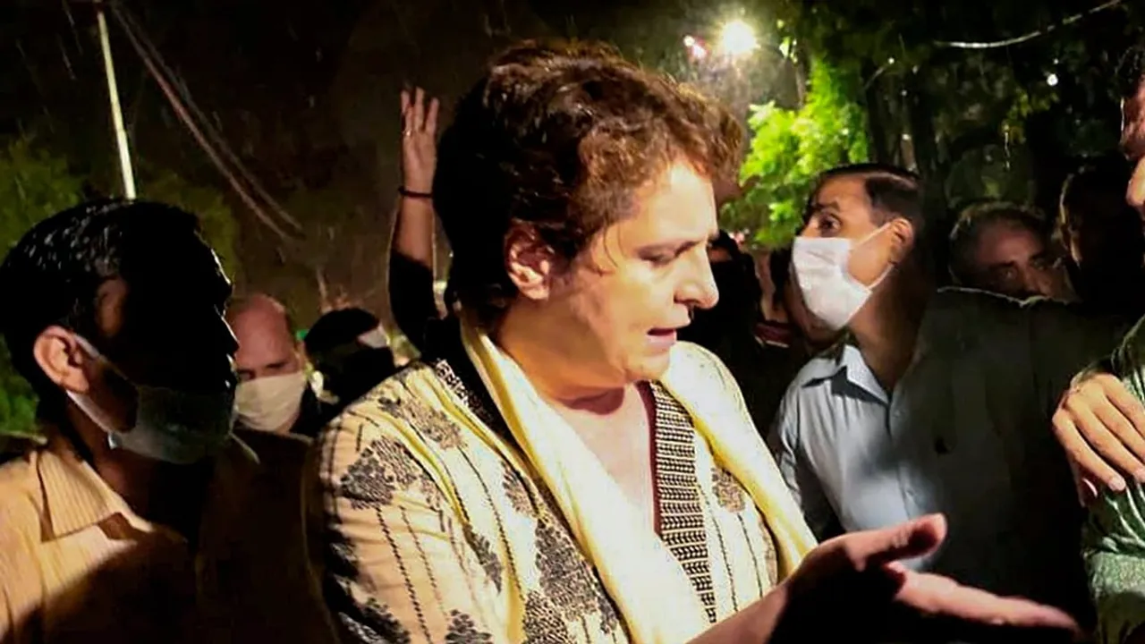 UP Violence: Priyanka Gandhi In Detention For The Past 28 Hours
