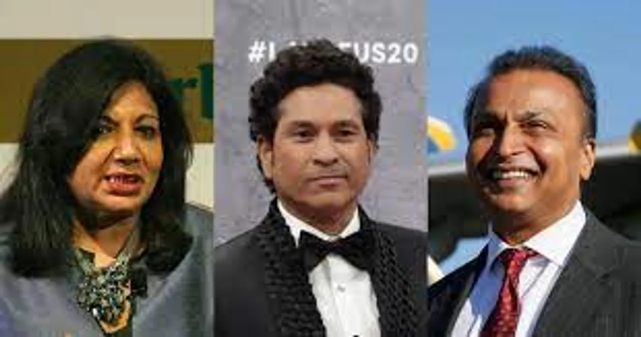 Sachin Tendulkar, Anil Ambani, Kiran Shaw Named In Pandora Papers