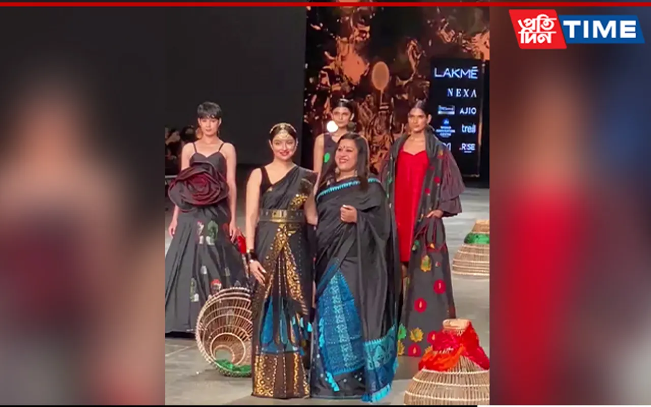 Assam Designer’s Mekhela Chador Collection Showcased At Lakme Fashion Week