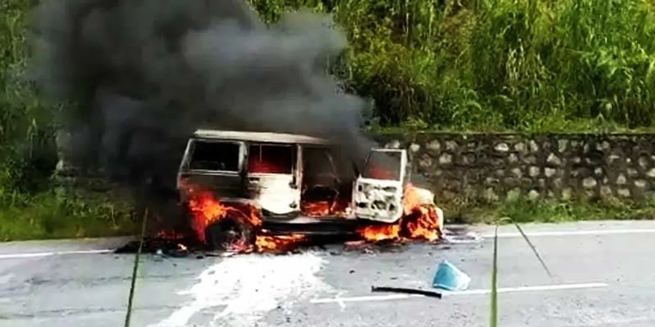 Meghalaya: Former CM’s Son Charred To Death As Vehicle Catches Fire