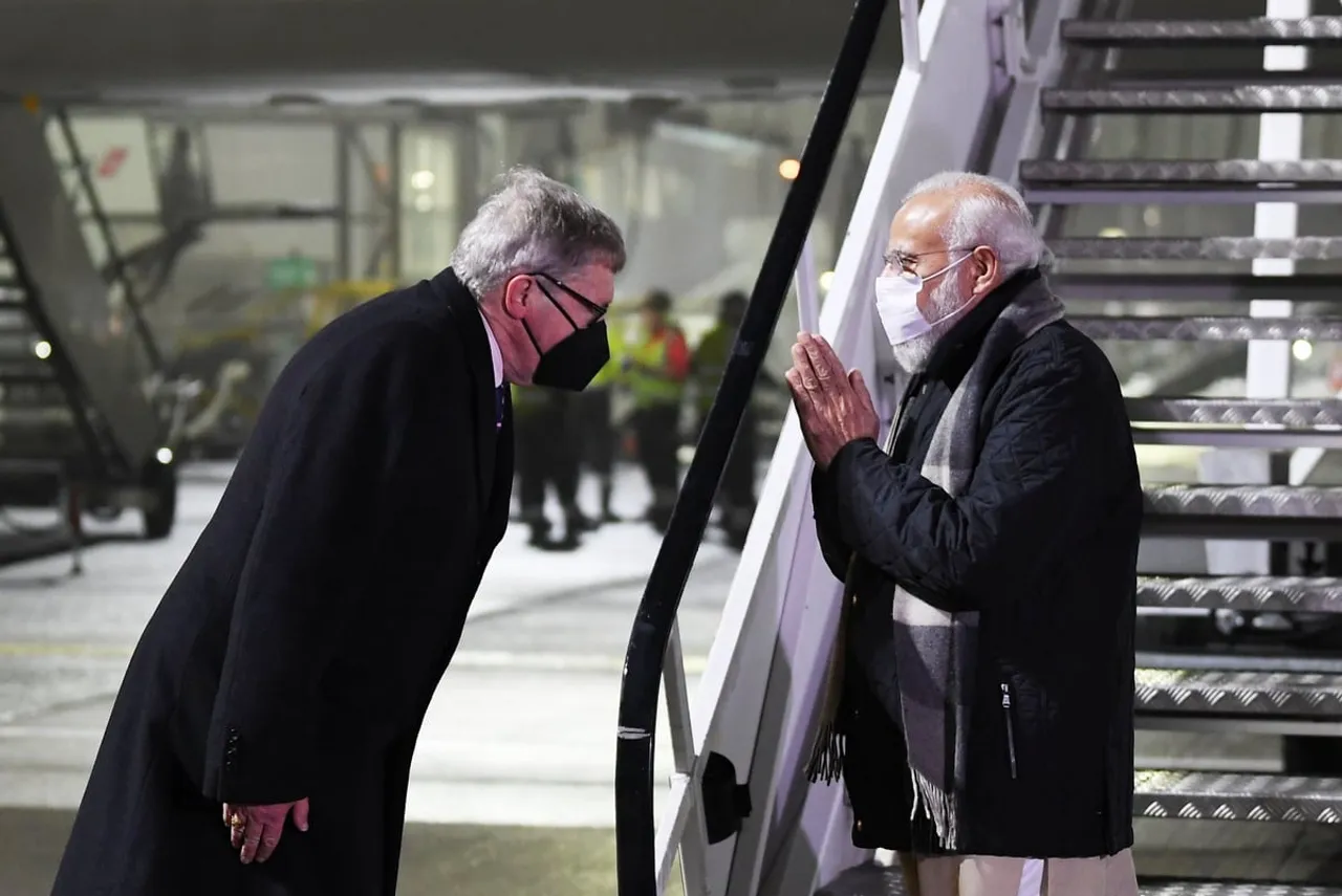 PM Modi Arrives In Glasgow For COP26 Climate Summit