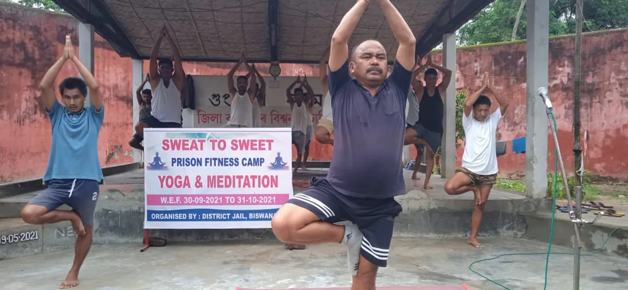 Biswanath District Jail Concludes 1 Month Fitness Camp With a Cleanliness Drive