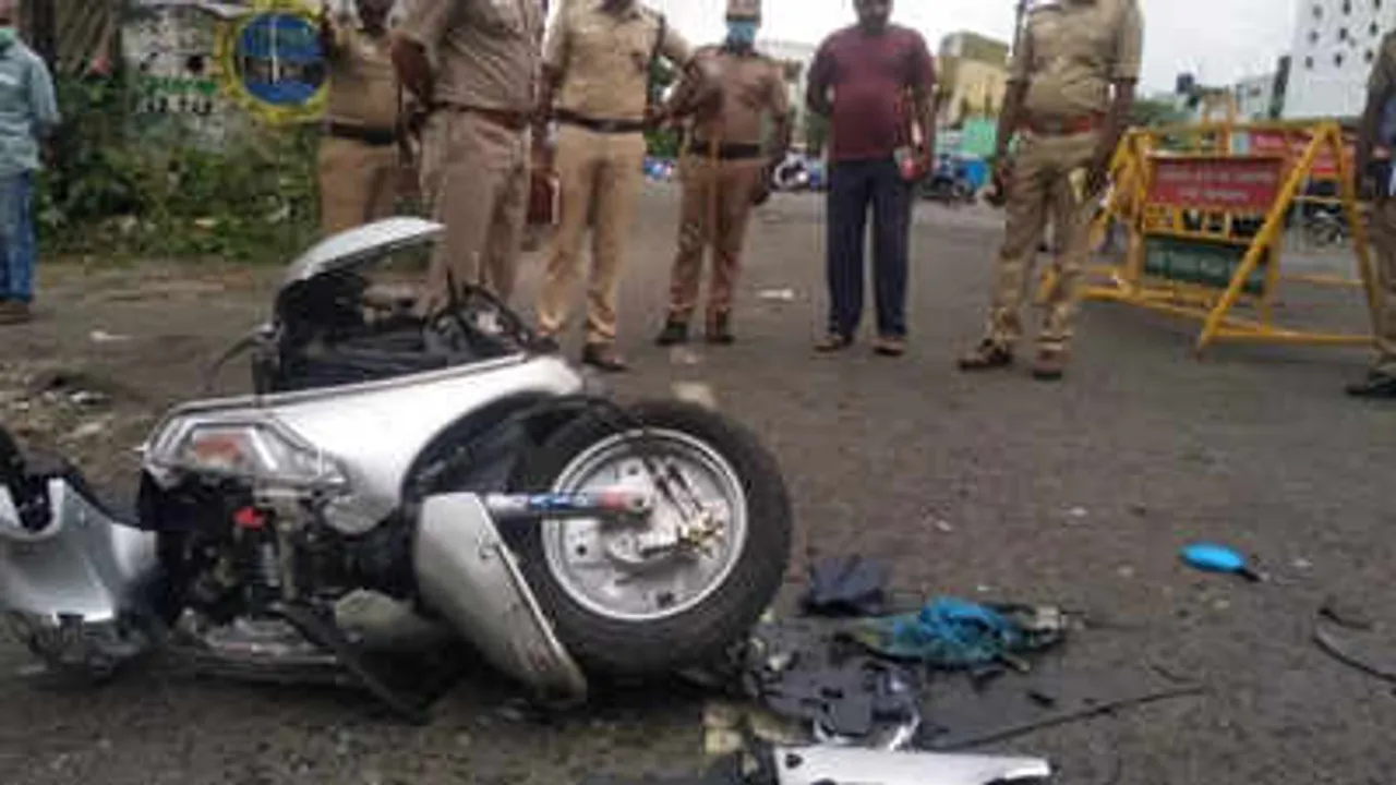 Father-Son Dies After Firecrackers Loaded Scooter Explodes