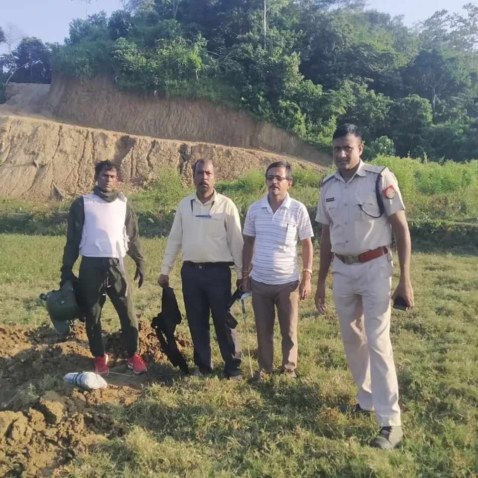 Suspected Crude Bomb Found Along Assam-Mizoram Border