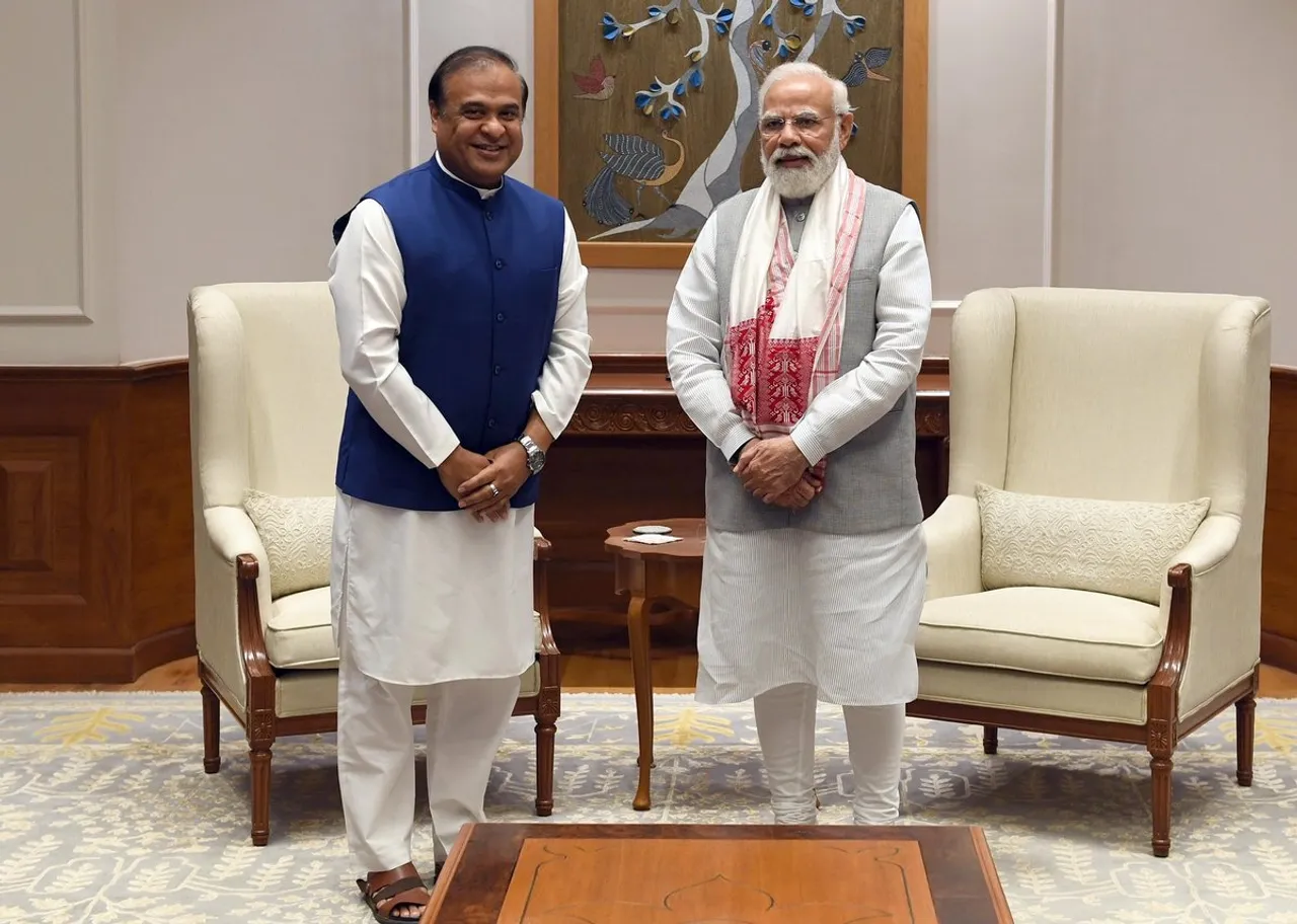 Assam CM Himanta Biswa Sarma Calls On PM Modi