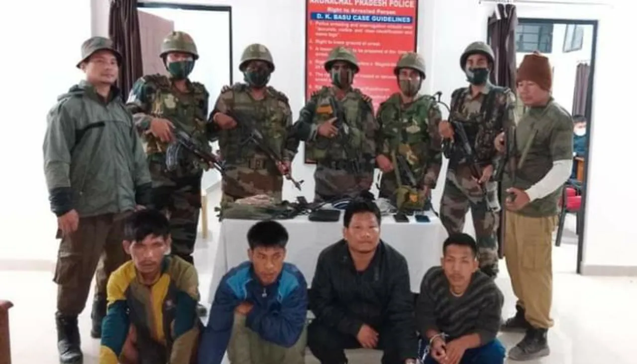 4 ENNG Cadres Caught In Arunachal Pradesh