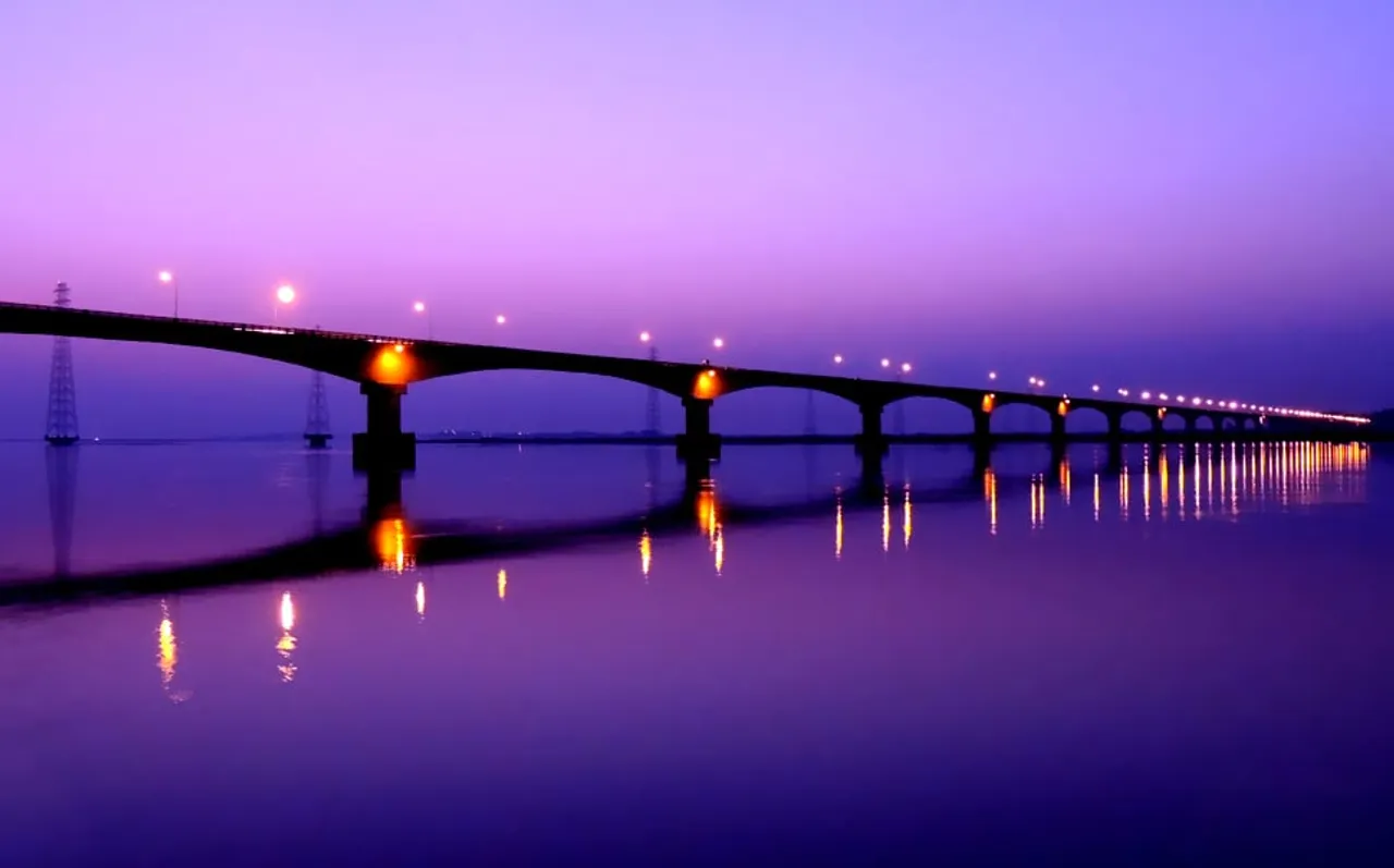 Assam: Accident On Kaliabhomora Bridge, Vehicle Falls Into Brahmaputra