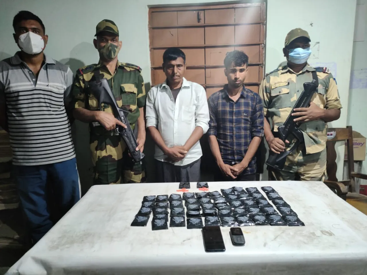 Assam: BSF Seizes 9500 Contraband Yaba Tablets In Karimganj