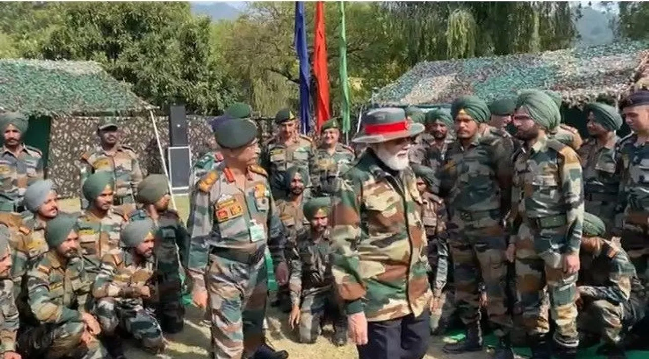 PM Modi In J&K, Celebrates Diwali With Soldiers