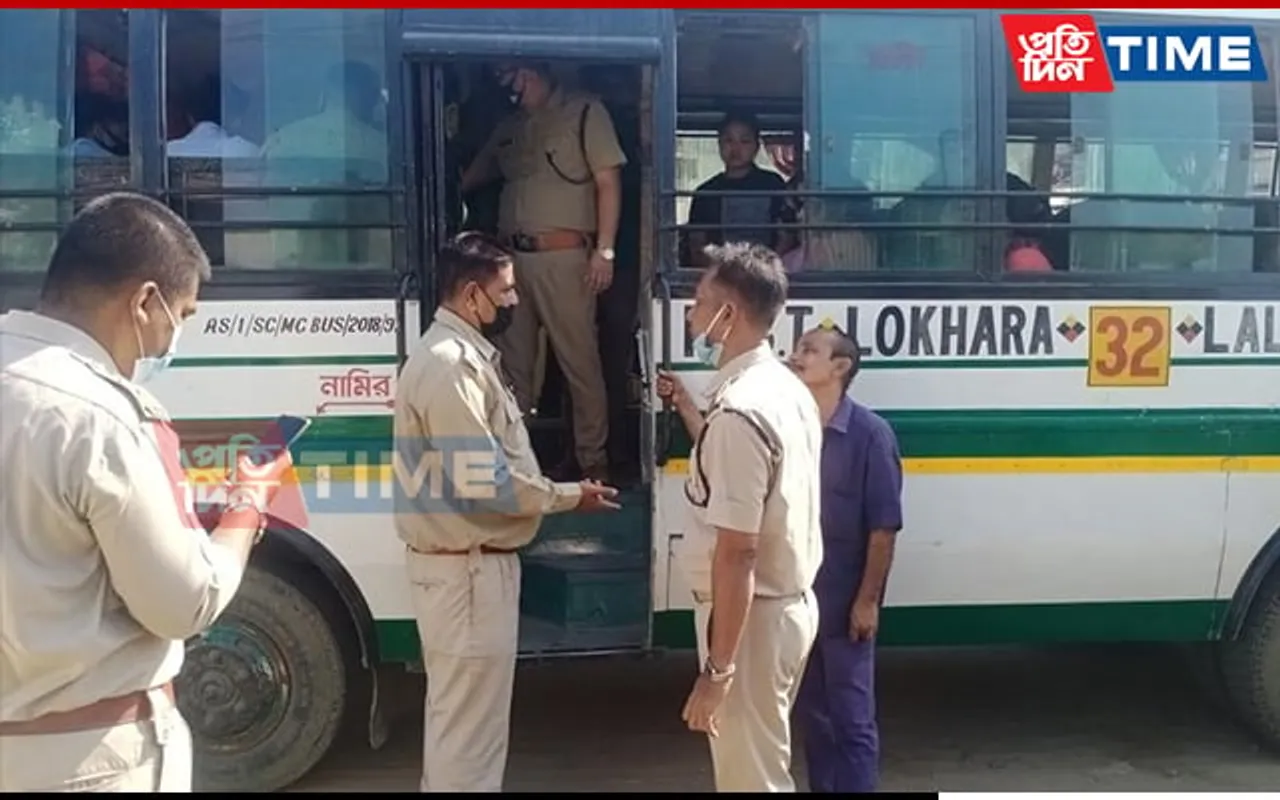 Guwahati: Kamrup (M) Admin Carries Enforcement Drive Against Public Vehicles