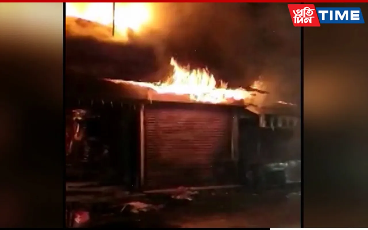 Guwahati: Massive Fire Breaks Out In Hatigaon