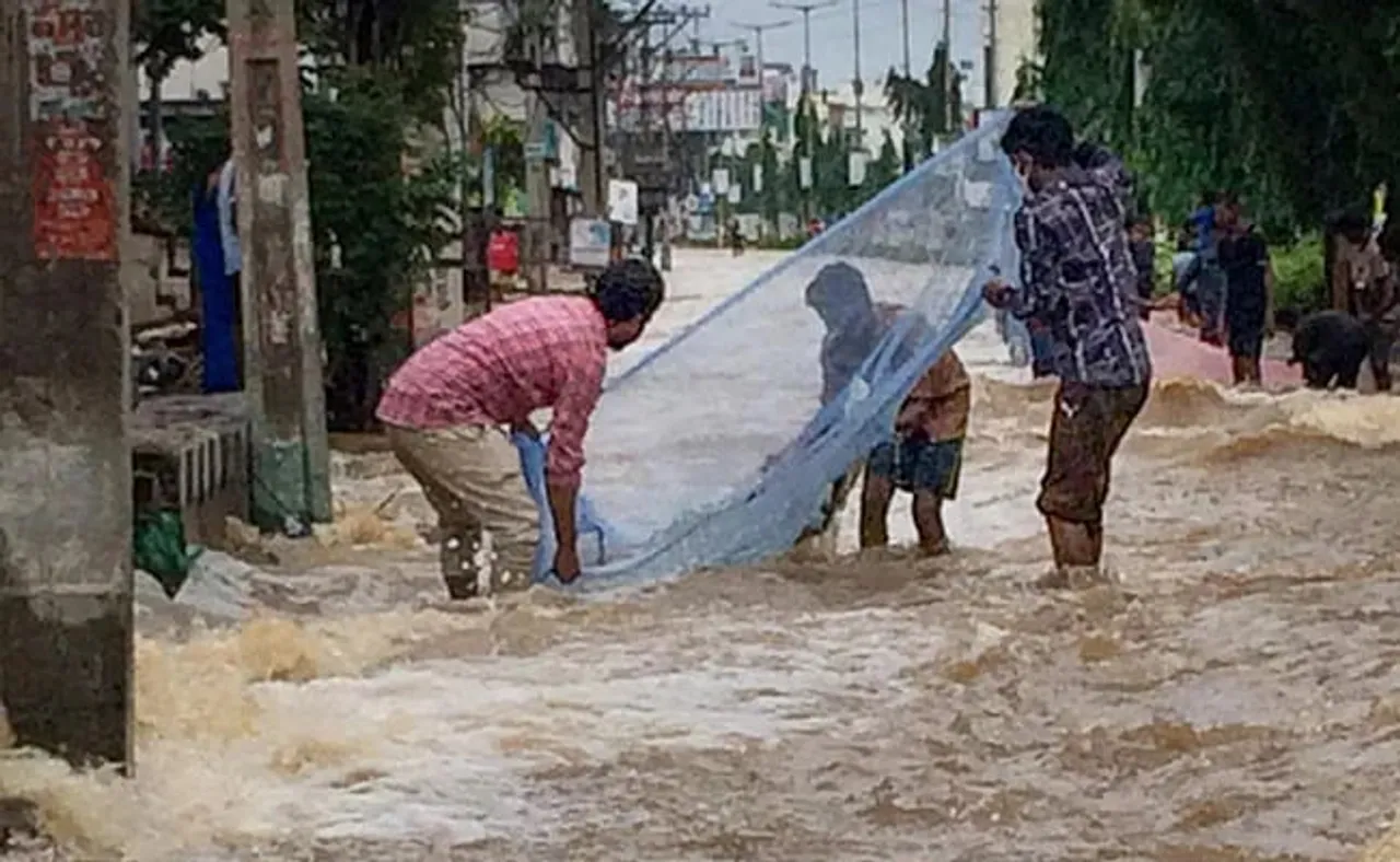 Andhra Pradesh Floods: Heavy Destruction As Major Road And Rail Routes Cut Off
