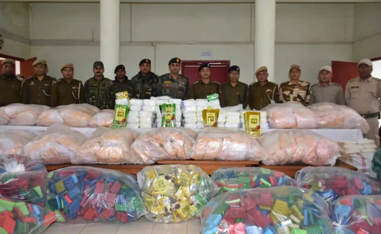 Drugs Worth ₹ 500 Crore Seized In Manipur During A Joint Operation