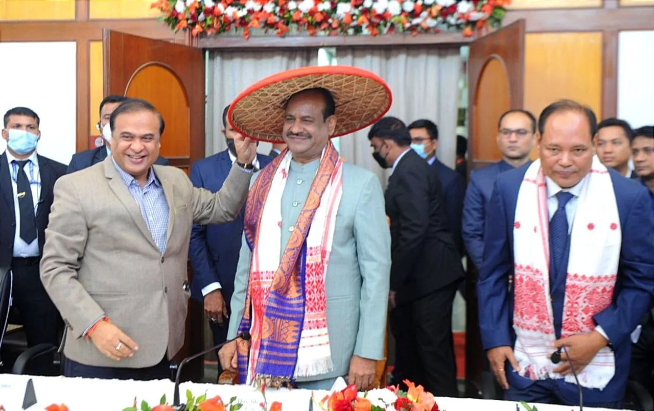 Assam: Om Birla Launches Legislative Assembly Digital TV