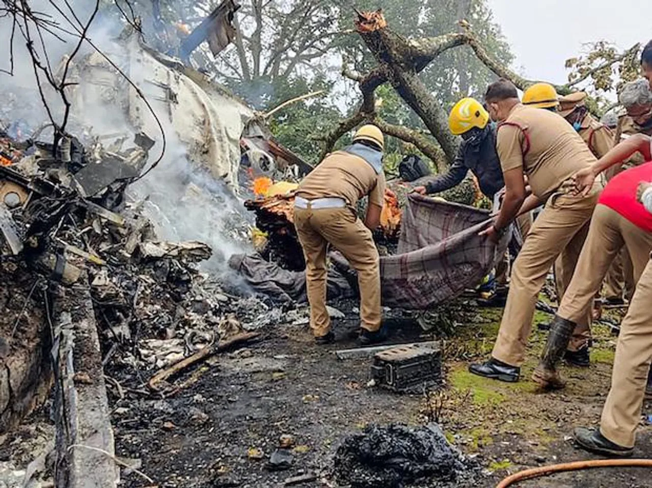 IAF Chopper Crash: Mortal Remains of 6 of 13 Killed Identified
