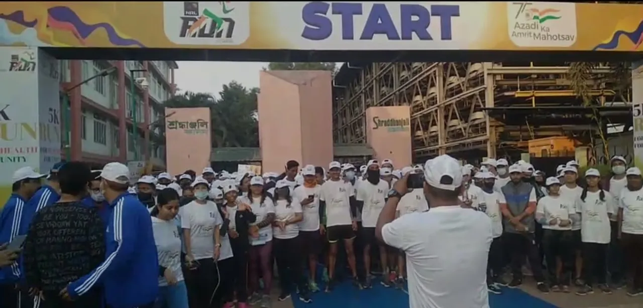 Guwahati: 5K Run Titled ‘Run for Unity, Run for Health’ Organised By NRL