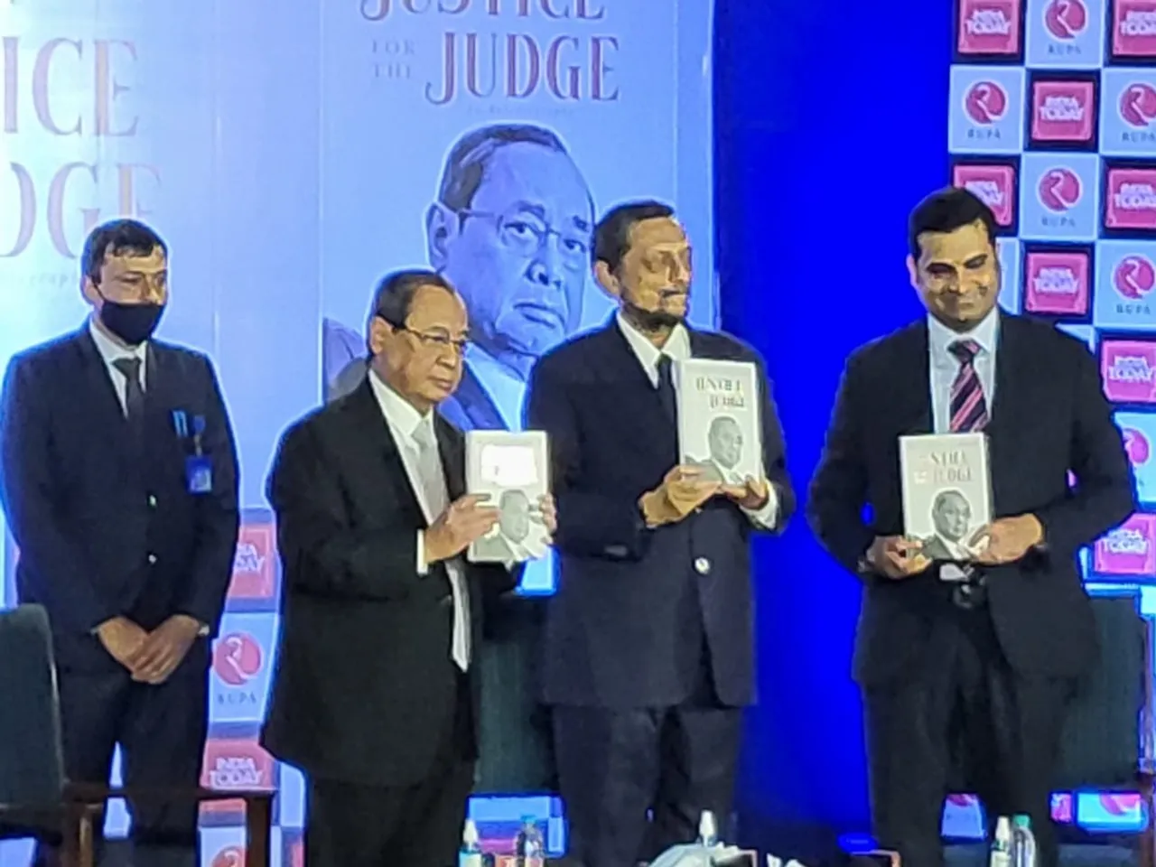 Former CJI Ranjan Gogoi Unveils His Autobiography ‘Justice for the Judge’ In Delhi