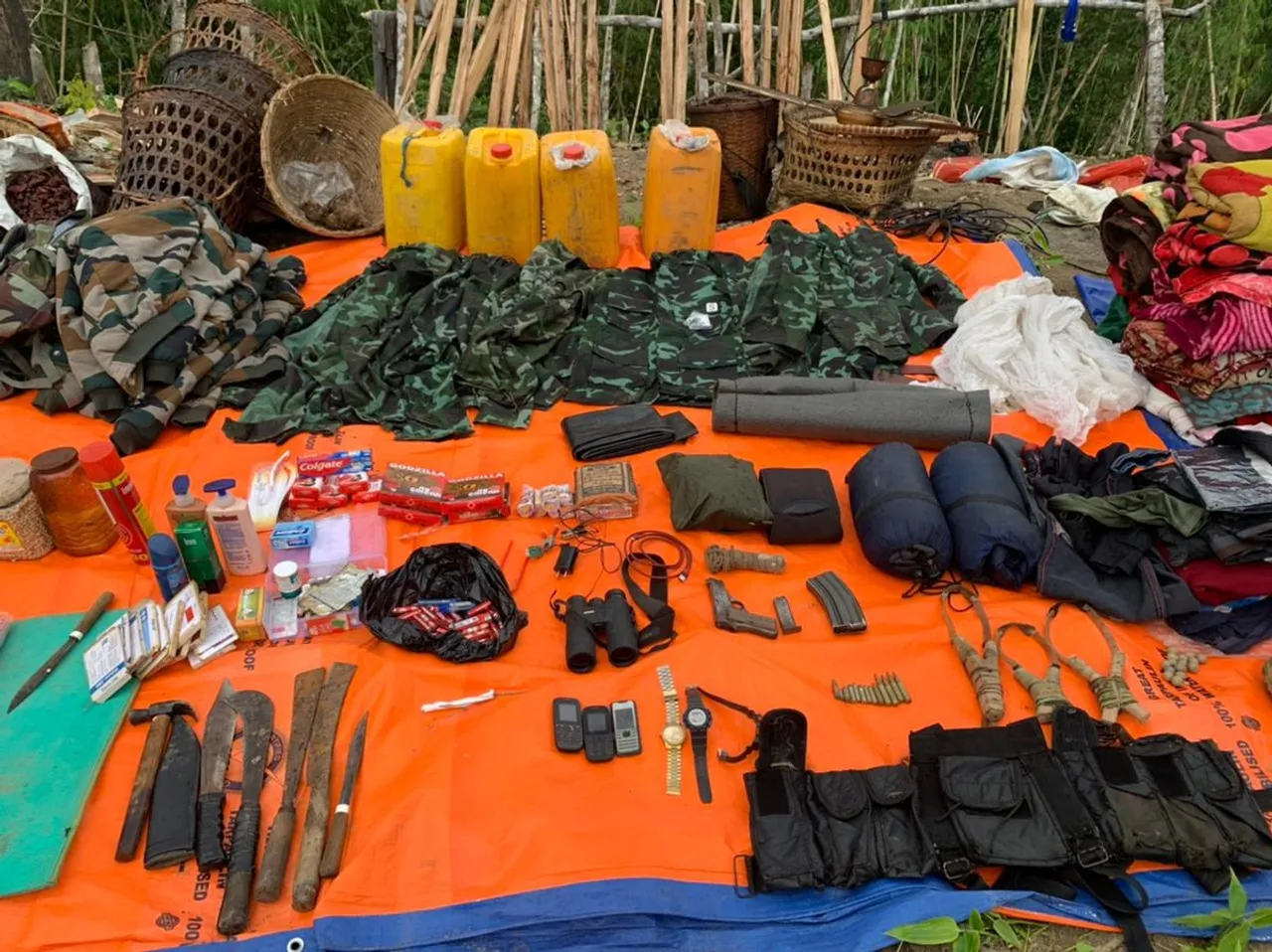 Massive Cache Of Arms, Contraband Items Recovered In Manipur