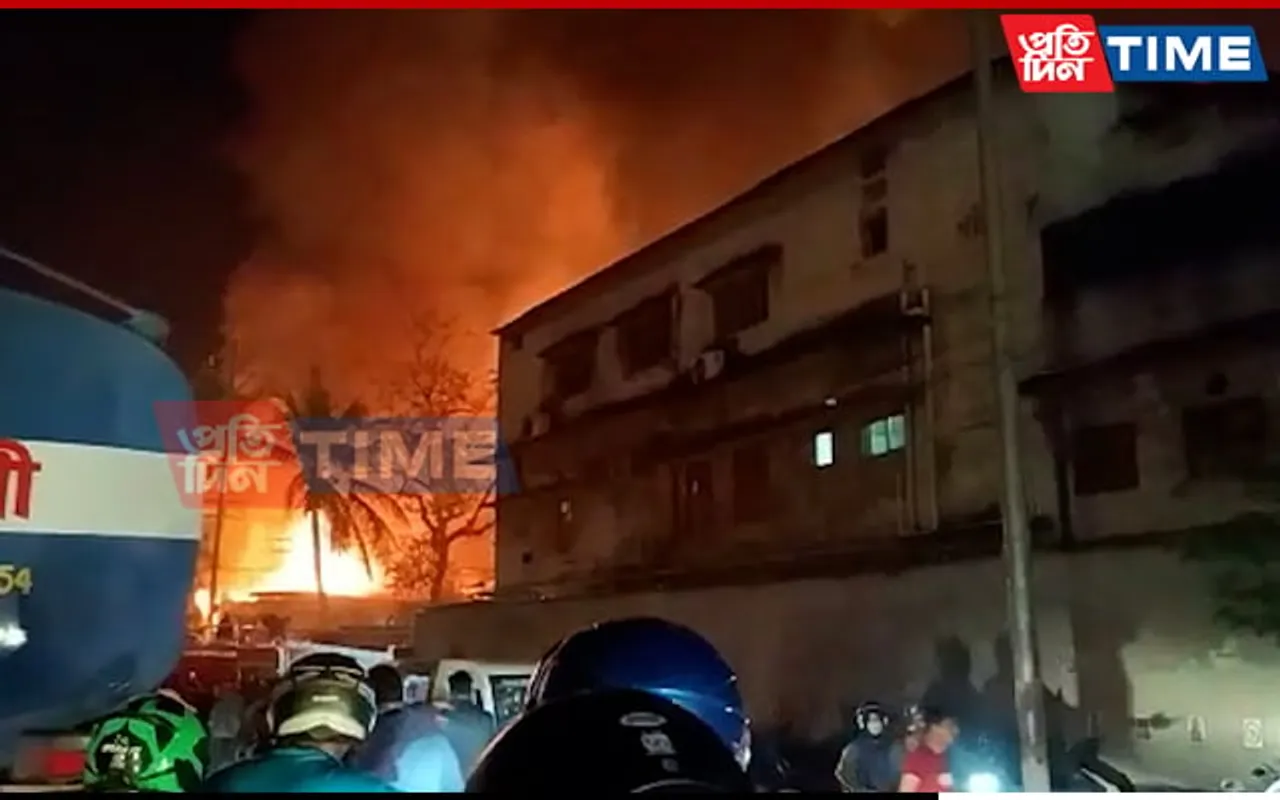 Guwahati: Massive Fire Breaks Out At Kalapahar