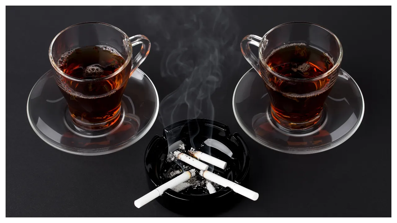 tea with smoking