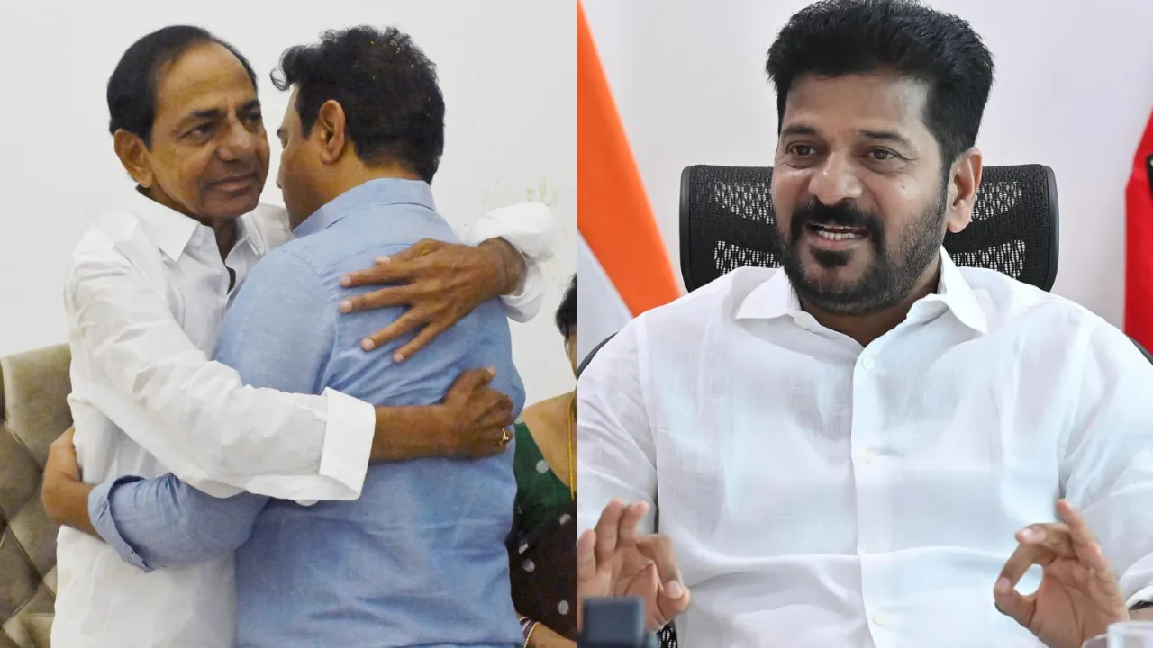KCR KTR Revanth reddy Chit chat